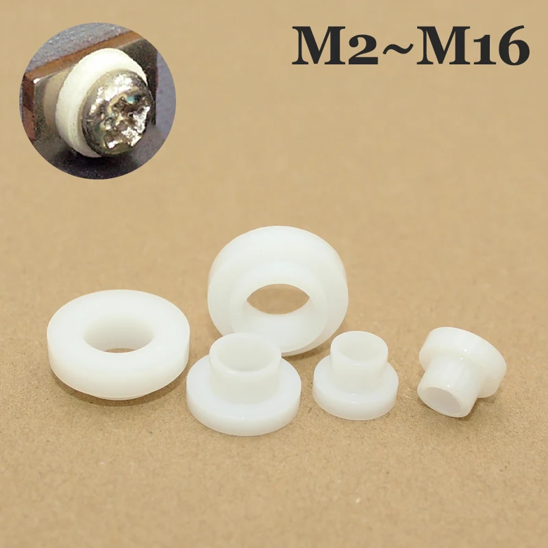 T-Shaped Nylon Transistor Washer Plastic Screw PC CPU PCB Insulating Particle T-type Insulation Bushing Gasket Step Spacer Bolt