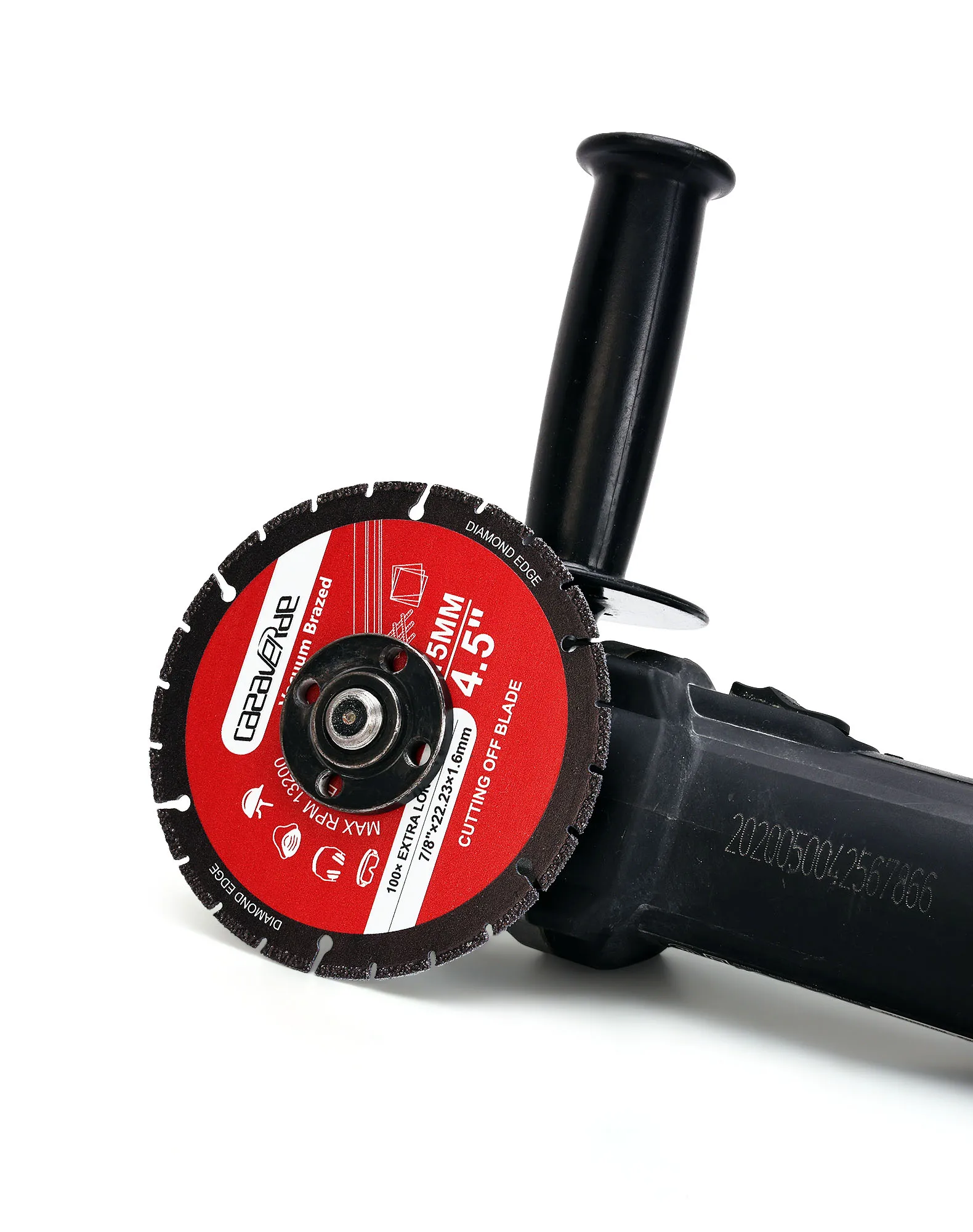 Casaverde 115mm Diamond Cutting Wheel,Diamond Saw Blade Angle Grinder Cutting Wheel For Cutting Metal Rebar Steel Cast Iron INOX