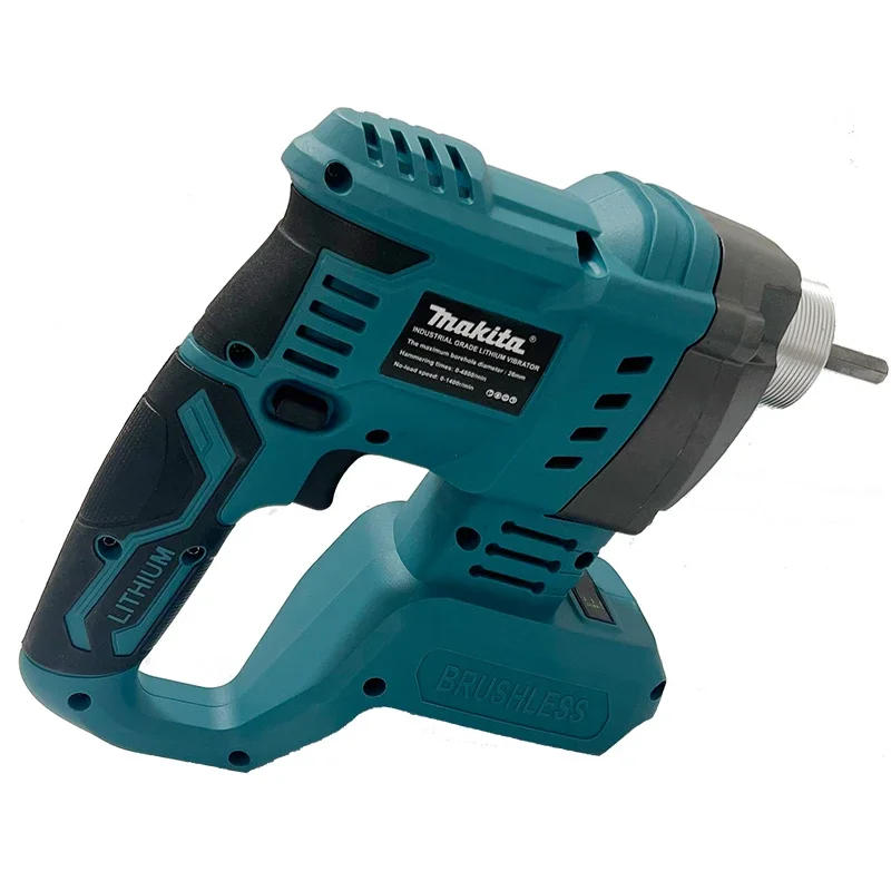 Makita kabelloser elektrischer Betonrüttler, Betonverdichter, bürstenloses Hochleistungs-Misch-Elektrowerkzeug für 20-V-Batterien von Beton