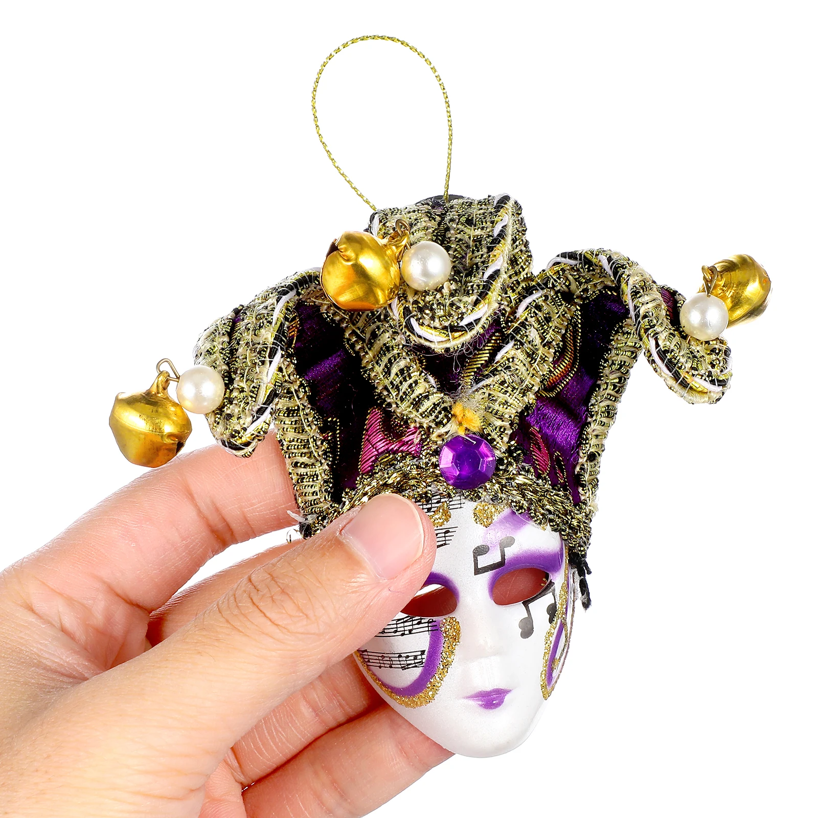 1pc Purple Clown Face Mask Sticker Fridge Magnet Decals Refrigerator Magnet Stickers Carnival Fridge Decoration Carnival Party
