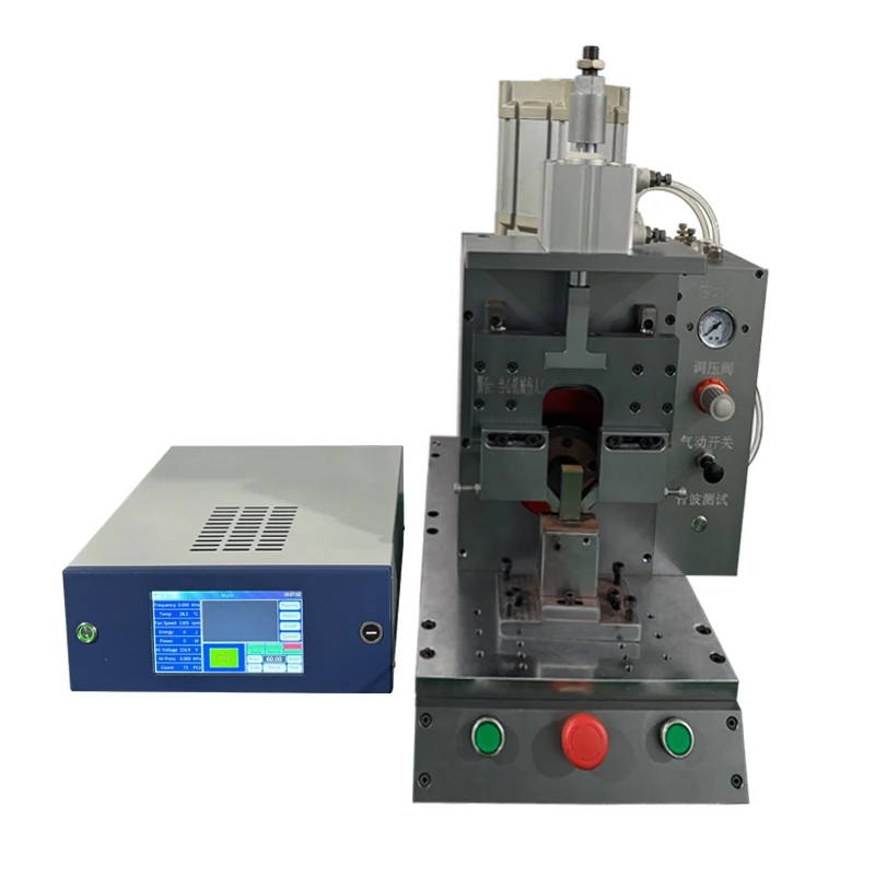 High Power Friction Metal Spot Welder Automotive Wire Harness Terminal Welding Machine 8000W 20KHz 220V 80kg Jieda