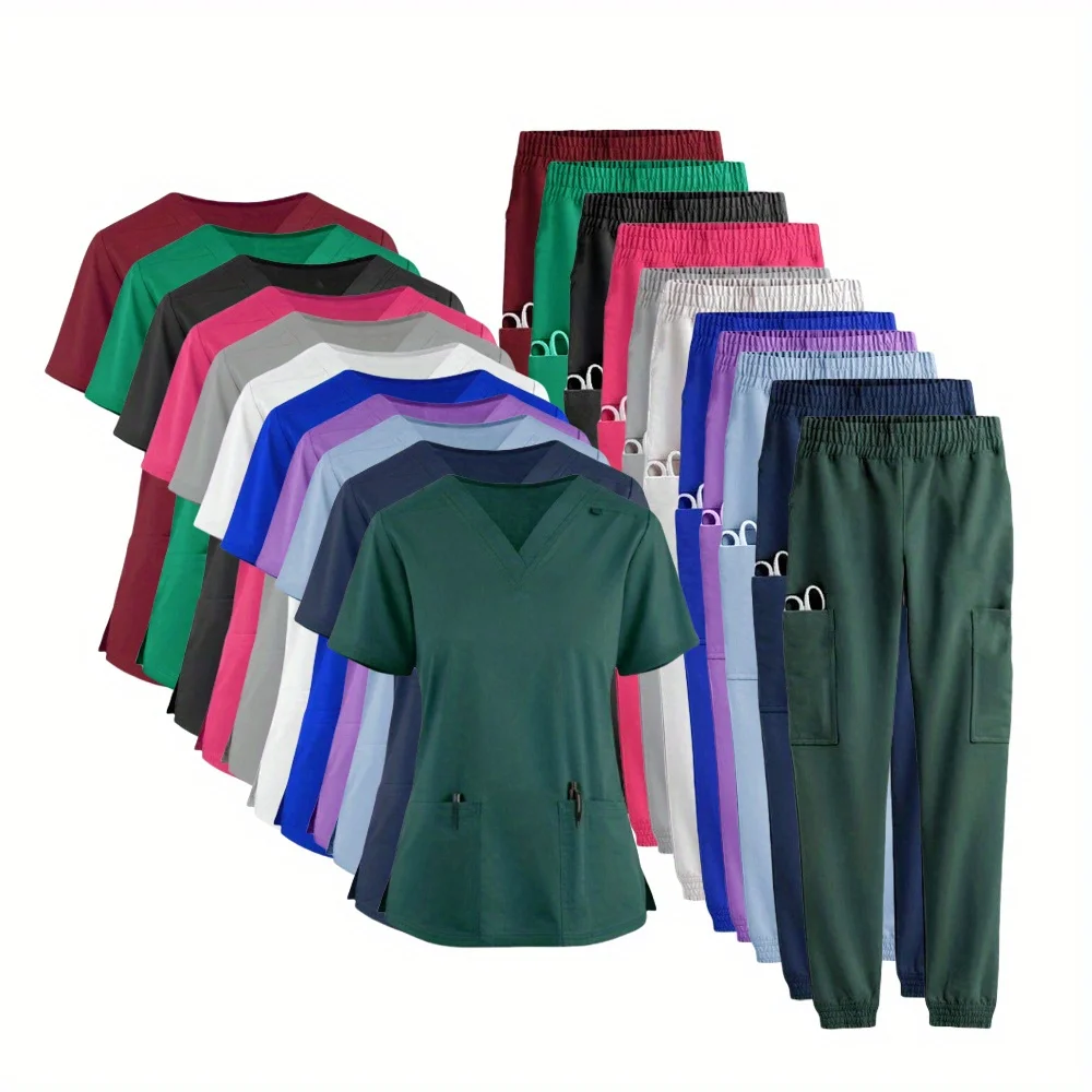 

С нашей женской рабочей униформой с короткими рукавами. Обновите свой рабочий гардероб. Эта лето.