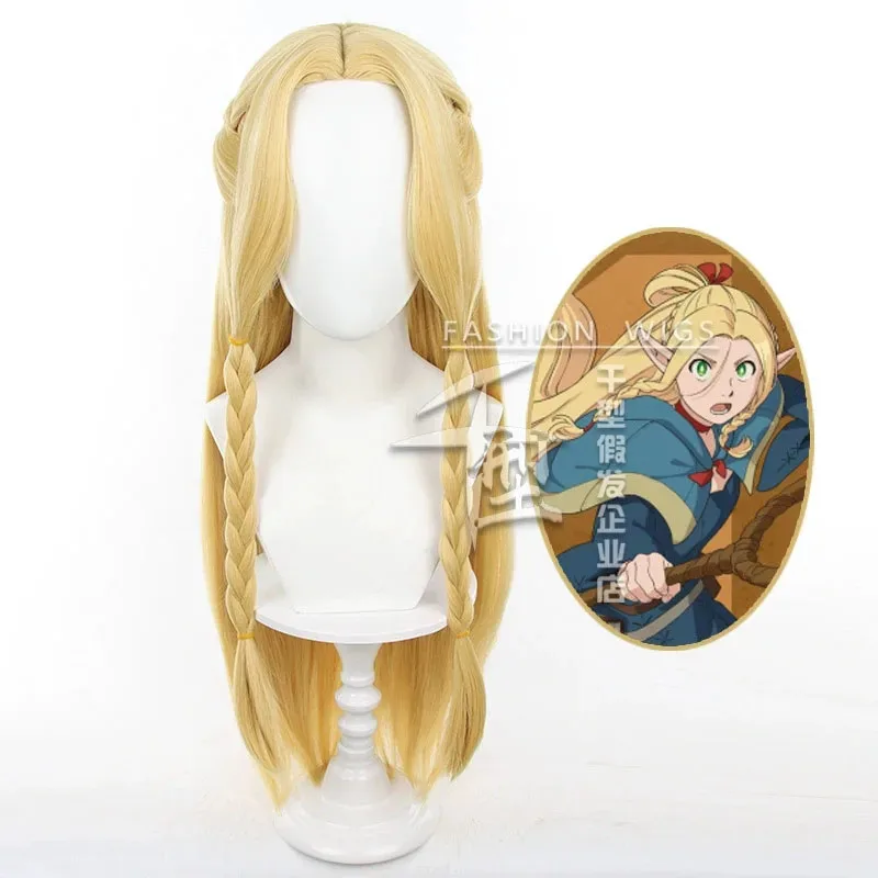 لذيذ في الزنزانة مارسيل شعر مستعار تأثيري-النساء 80 سنتيمتر طويلة مقاومة للحرارة الشعر الاصطناعية + غطاء شعر مستعار مجاني لزي الحفلات