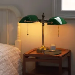 1:6 Doll House Model Furniture Accessories Vintage Desk Lamp Unilateral Bilateral Light Bjd Gsc Blyth Soldier Lol Scene Props