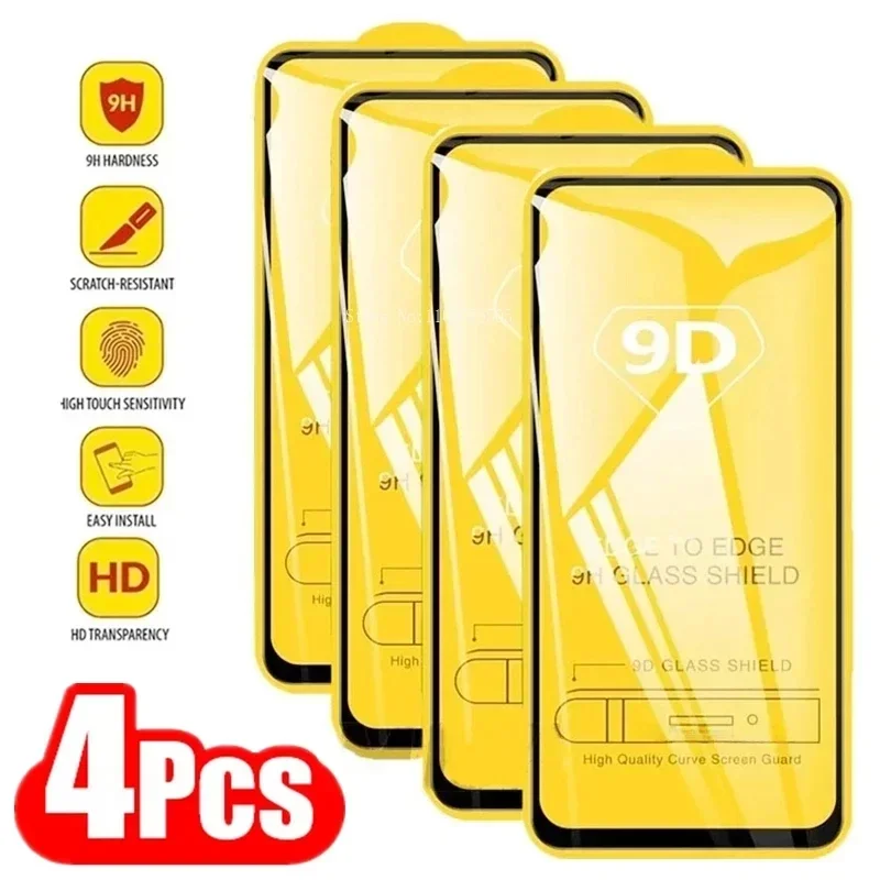 4Pcs Anti-Burst Protective Glass for Samsung S20 S21 S23 S24 FE S10E Galaxy Screen Protector FOR SAMSUNG S22 S23 S24 S24 PLUS