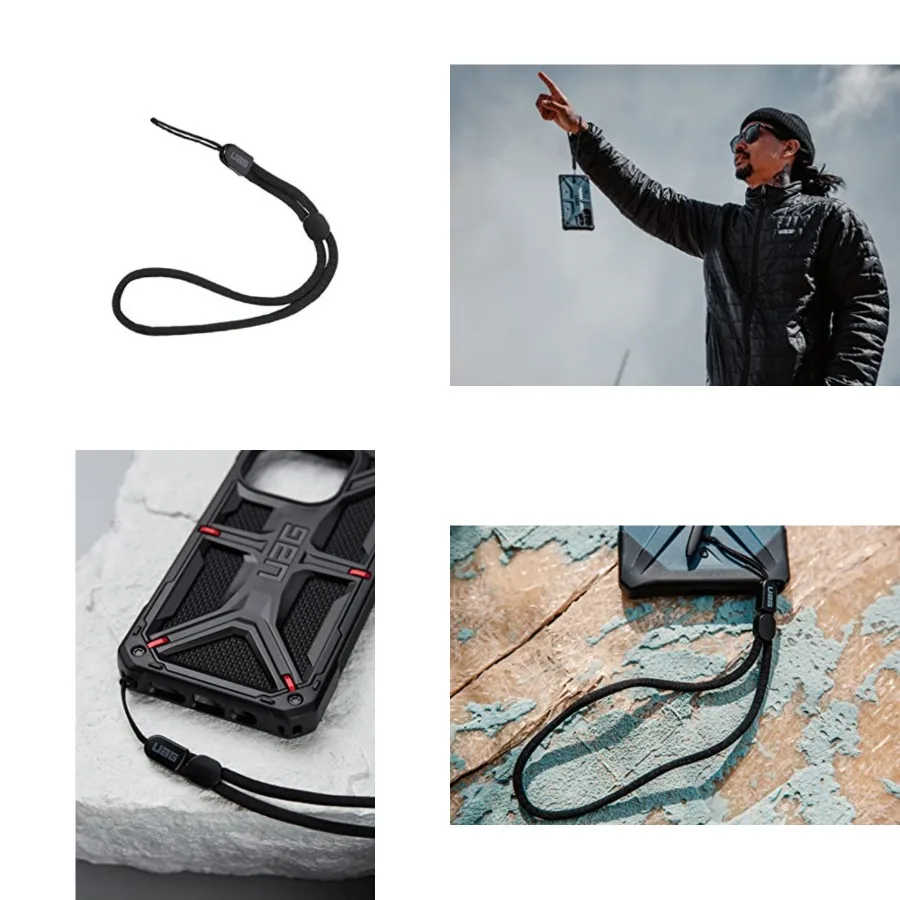 

URBAN ARMOR GEAR UAG Phone Wrist Strap Paracord Lanyard Adjustable Clasp for Camera, AirPods Pro 2, Name Tag Badge Anti-Theft