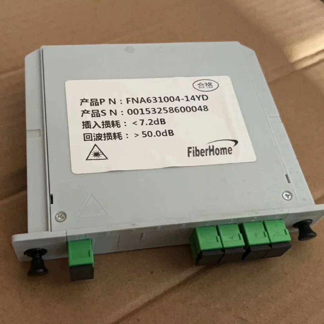 fiber Splitter 1x4 LGX box GEPON FTTH SM SC/APC optical PLC coupler 1*4 Cassette GPON splitter ELINK Plannar wavelength 10pcs