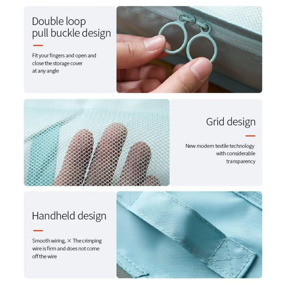 

8 шт./компл., набор дорожных сумок для хранения из полиэстера, складной водонепроницаемый дорожный органайзер, сумка для макияжа, большая вместимость, органайзер для чемодана