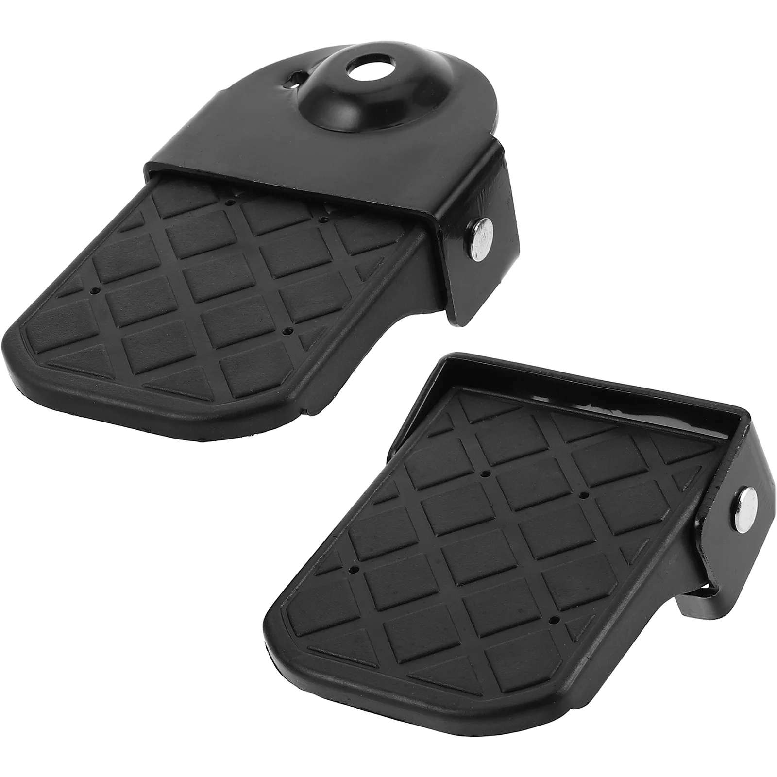 

1 Pair Electric Bike Foot Pedals Folding Motorcycle Floorboards Rear Seat Fixed Atv Passenger Footrests Compatible With
