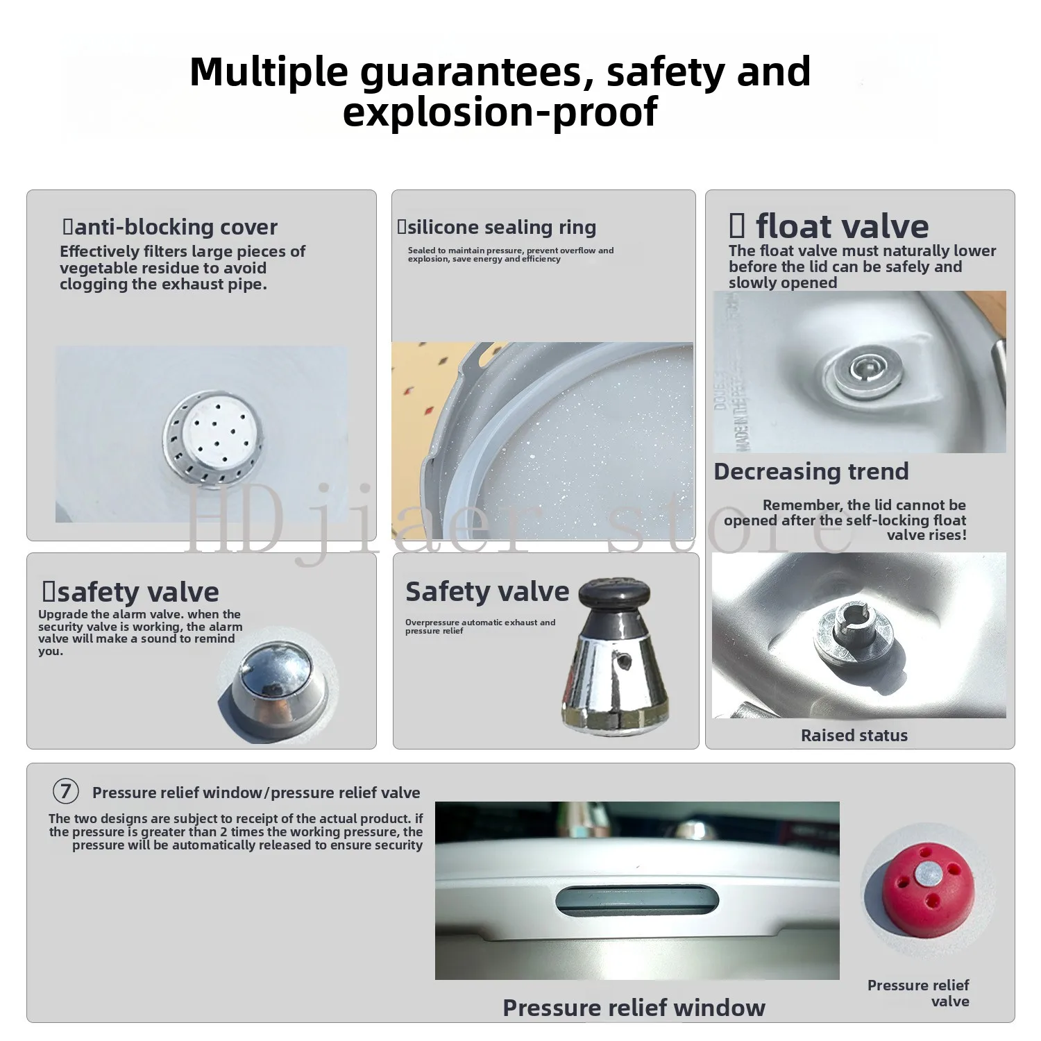 80Kpa Outdoor Mini Folding Pressure Cooker, for Camping, Picnics and High-Altitude Quick Cooking