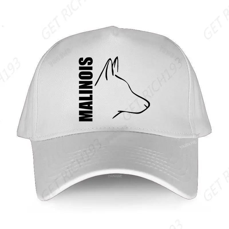 

Silly Dog Belgian Malinois Baseball Caps Men Cotton Cool K9 Dog Hats Women Unisex Adjustable Dad Caps