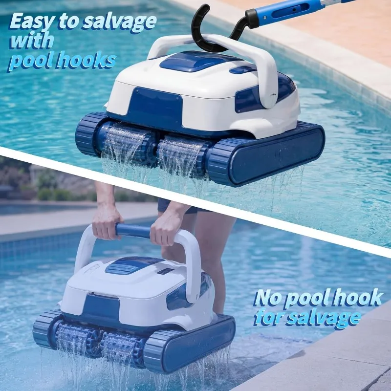 T22C Hook for All Robotic Pool Cleaner with Telescopic Pole Adjustable Hook Cleaning Pole for Grabbing Robotic Vacuum Cleaner