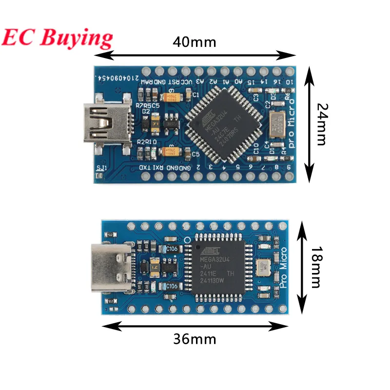 -ért mikro ATMEGA32U4 5V/16MHZ type-c Mali USB Mikrokontroller Modul számára arduino Leonárd Egyesült Nemzetek R3 hajcsat Kamra Berak vmibe atmega328