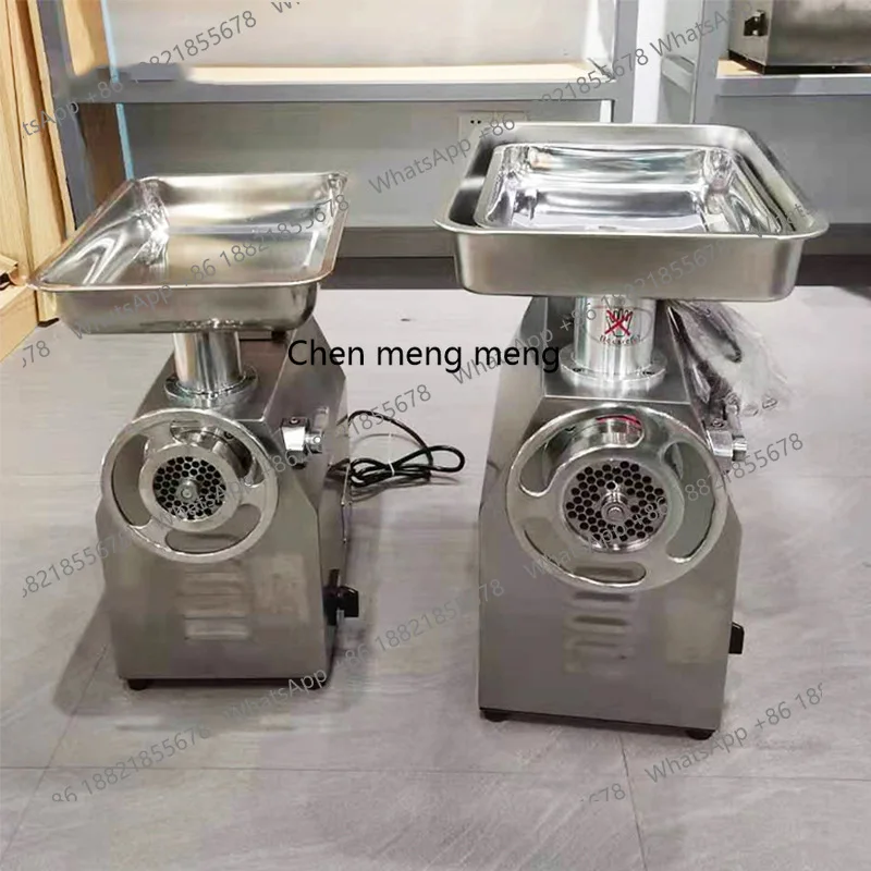 Kommerzieller Fleischmischer aus Edelstahl, multifunktionale Einlaufmaschine, leistungsstarker elektrischer mikrogefrorener Fleischwolf im Großhandel