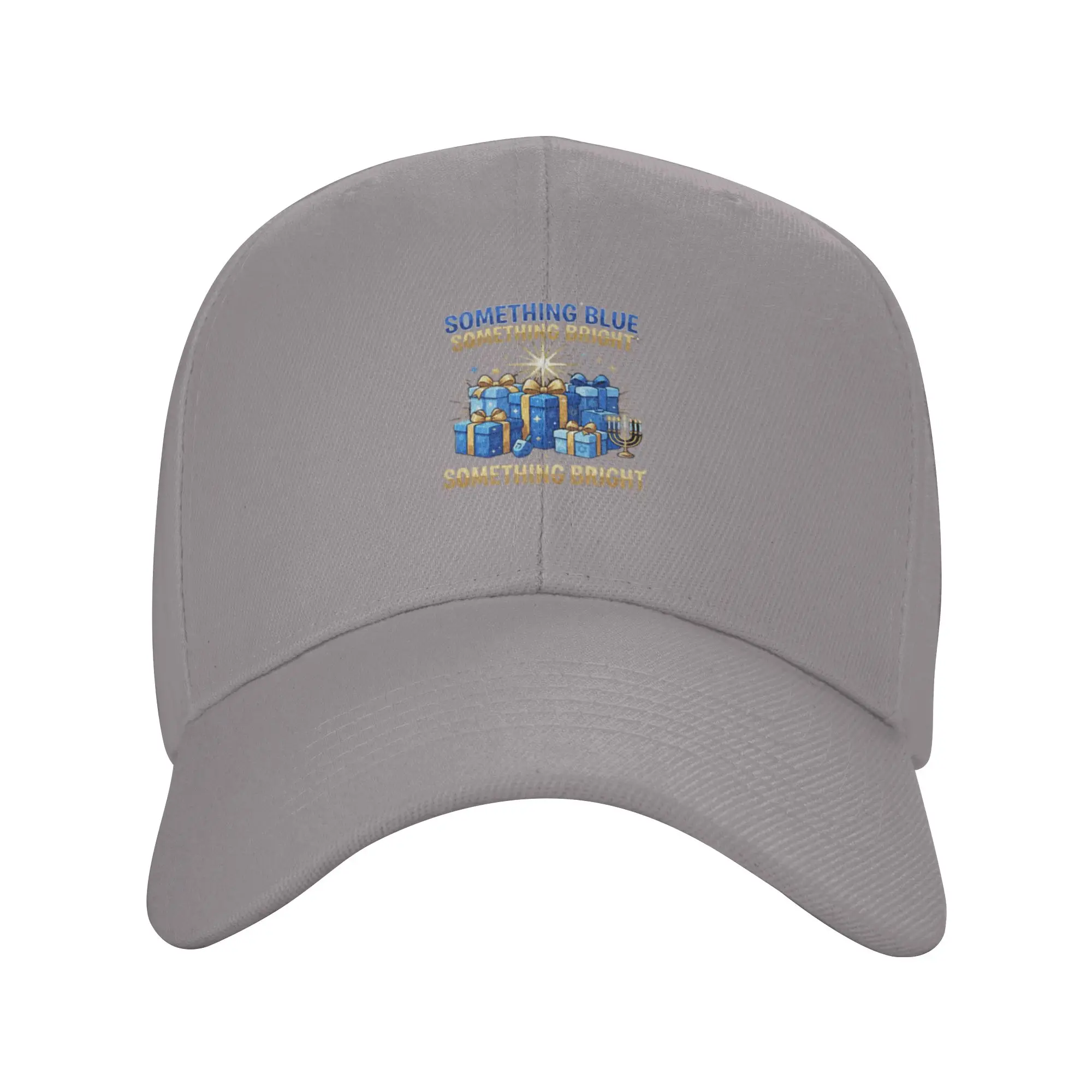 Hanukkah Something Blue Something Bright Gifts Trendy Baseball Cap Birthday Party Colorfast Headwear