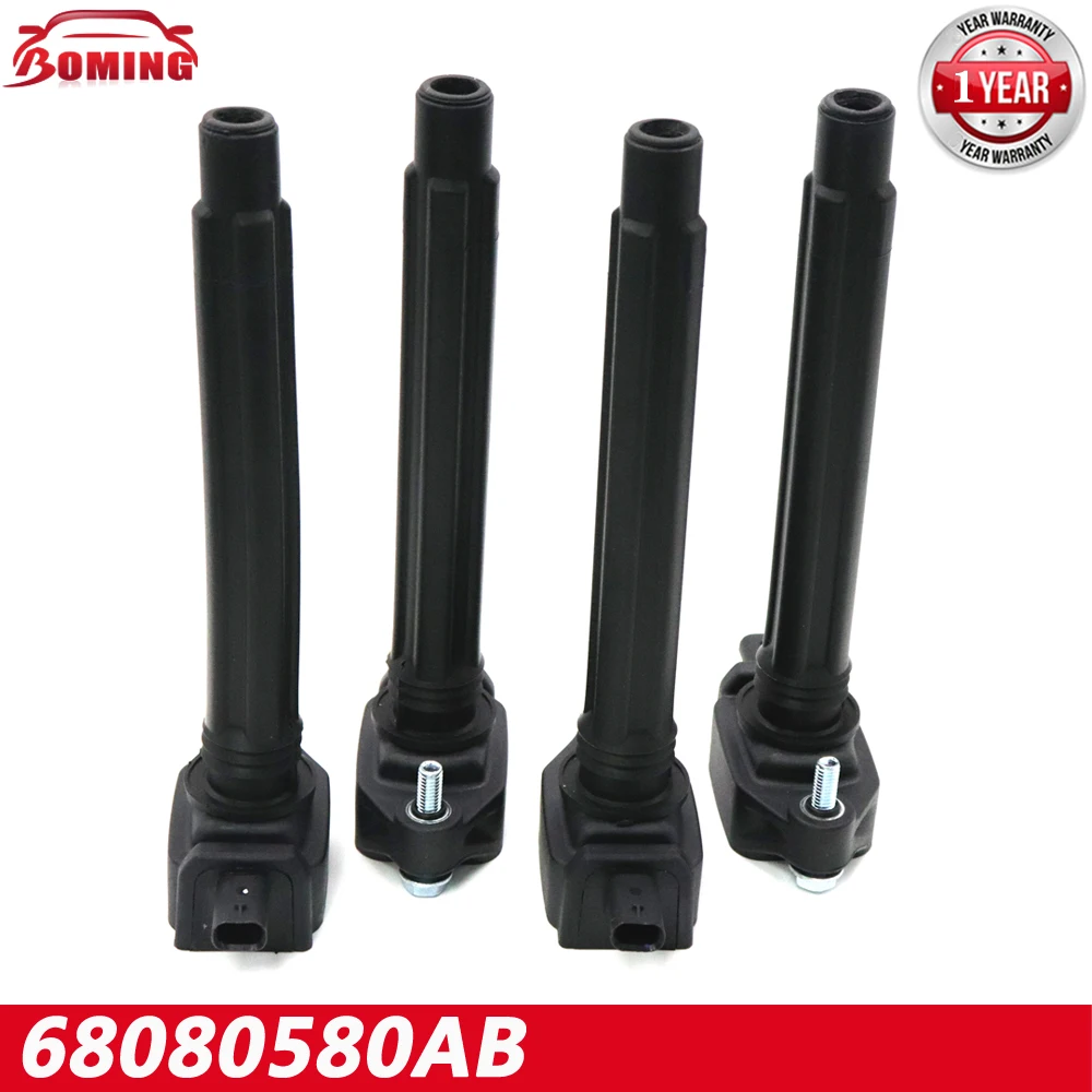 

68080580AB Car Ignition Coil For Jeep Cherokee Renegade For Ram ProMaster City 2.4L UF754 Chrysler 200 For Dodge Dart Fiat 500X