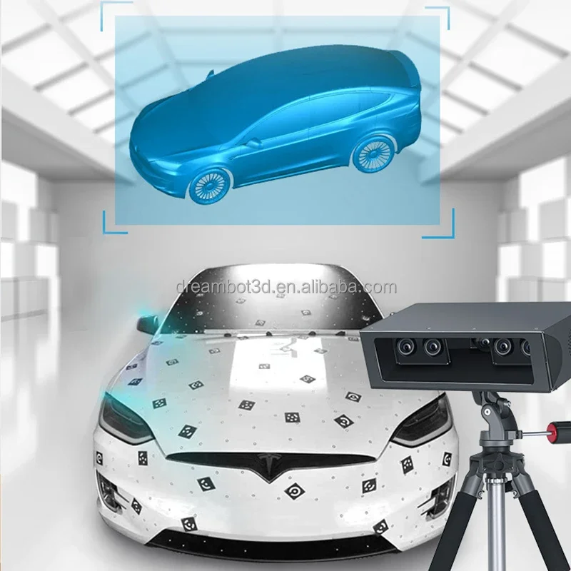 Dreambot3d Four Lens Fast Scan CCD Sensor High Precision Blue Light Photography 3D Scanner For 3D Reverse Engineering Detection