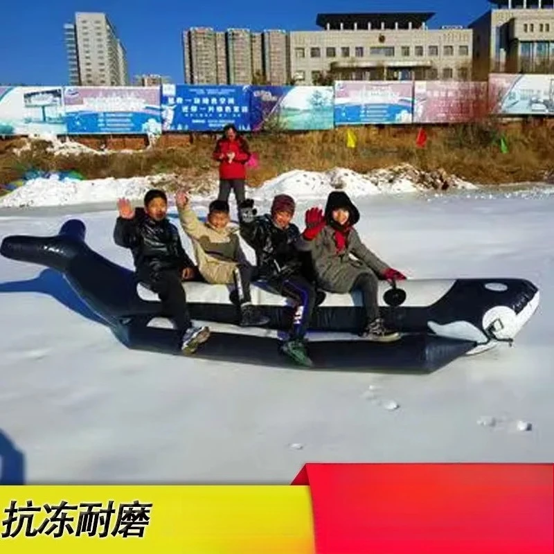 ألعاب الثلج القابلة للنفخ، قارب الموز، البلياردو، كرة البلياردو المتأرجحة، كرة البولينج، الأخطبوط الثلجي القابل للنفخ #6