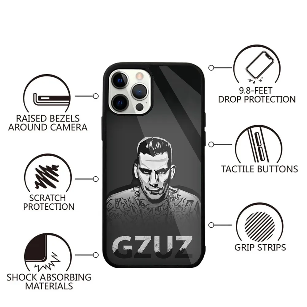 187 S-Strassenbande Music Phone Case For iPhone 15,14,13,12,11,Plus,Pro,Max Mini Magsafe Magnetic Wireless Charging