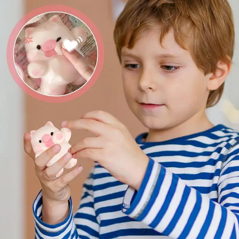 หมูน่ารัก Fidget ของเล่น Sensory ของเล่นบีบของเล่นยืดความเครียดบรรเทาสําหรับเด็กและผู้ใหญ่สนุก Calming เพิ่มโฟกัส