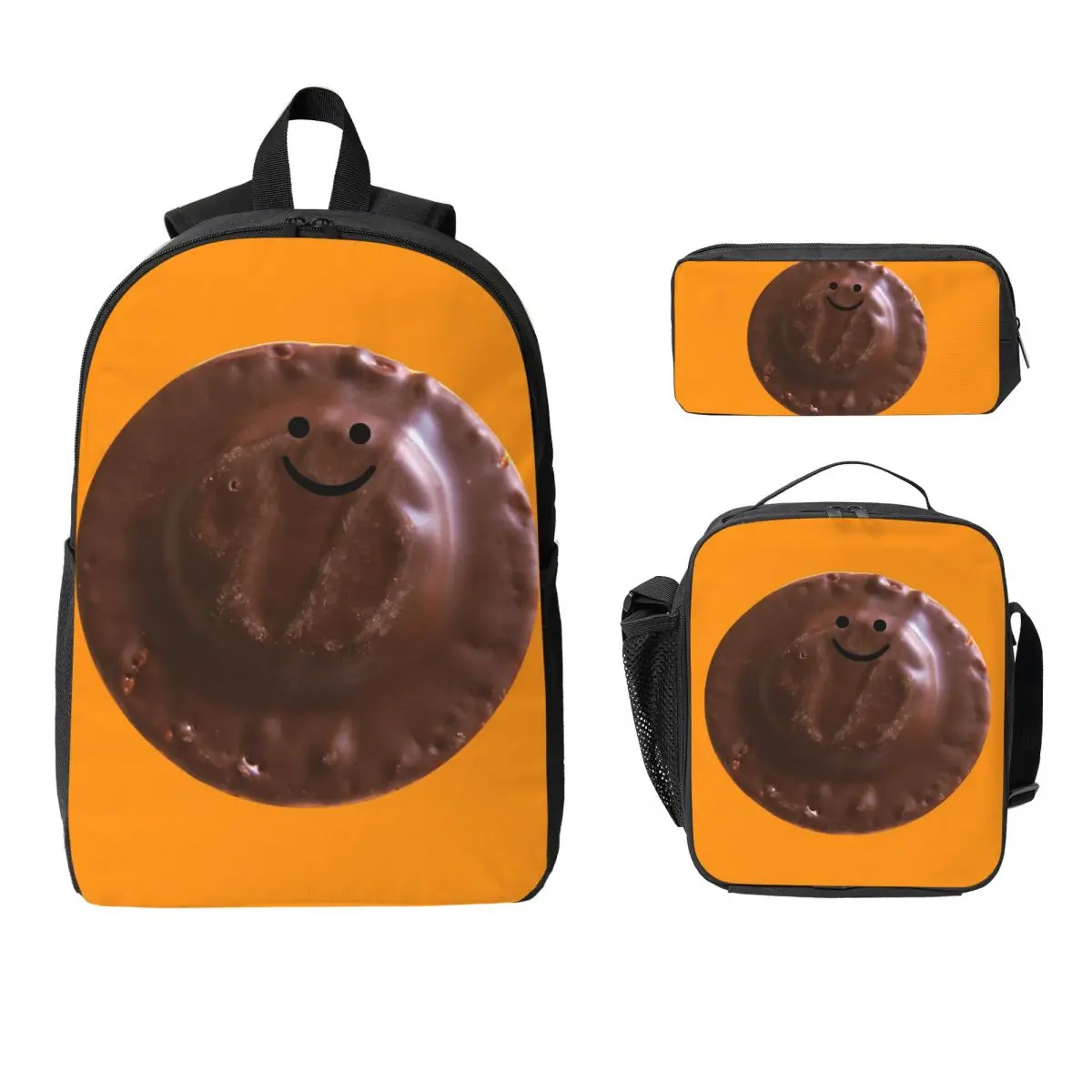 

Gerald The Jaffa Cake (большой) Рюкзак Студенческая сумка для книг Школьная сумка Сумки на плечо для ноутбука Изолированная сумка для обеда 3 шт. Пенал