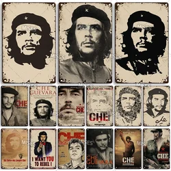 MISES 2008 Classic Movie Che Guevara  Metal Poster Old Metal Tin Sign Retro Metal Plaque Wall Plate Home Club Industrial Decor
