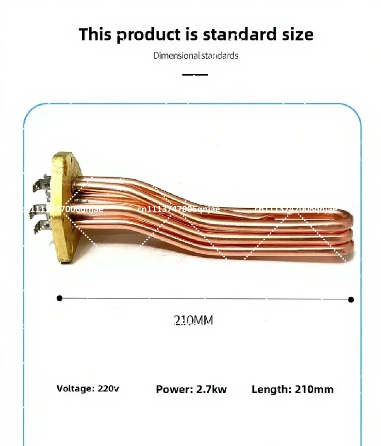 Coffee Machine Heating Element 220V 2700W Electric Heating Tube Replacement Part