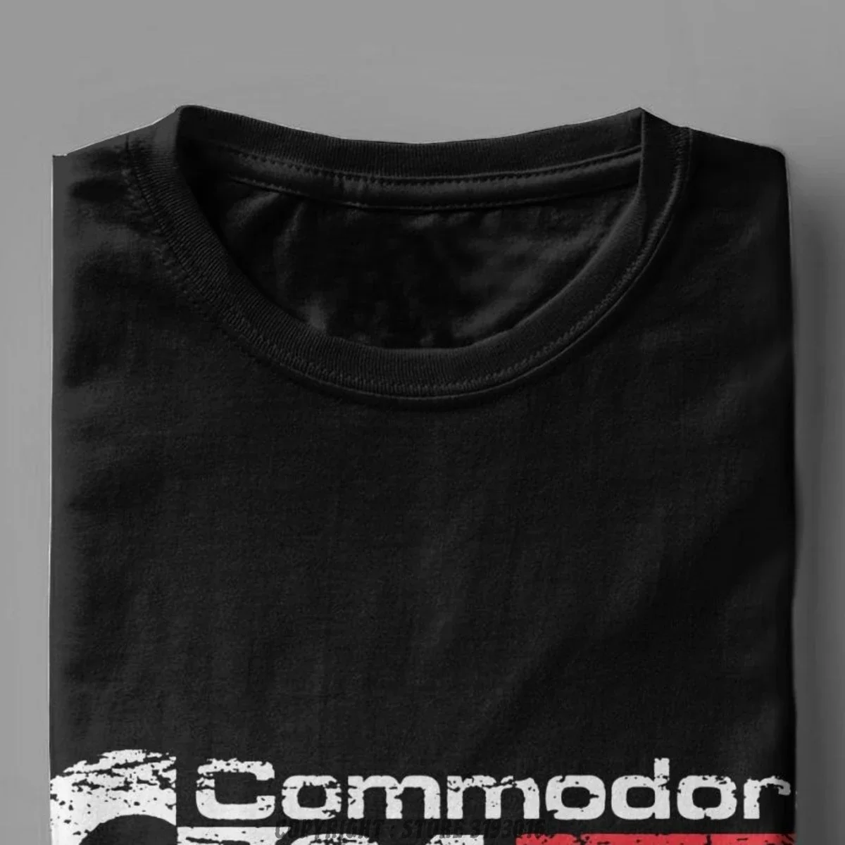 Retro Commodore 64 Tops T Shirt New Pure Cotton Tees Camisas C64 Amiga Computer Geek Nerd 3D Tshirts O Neck Tops & Tees