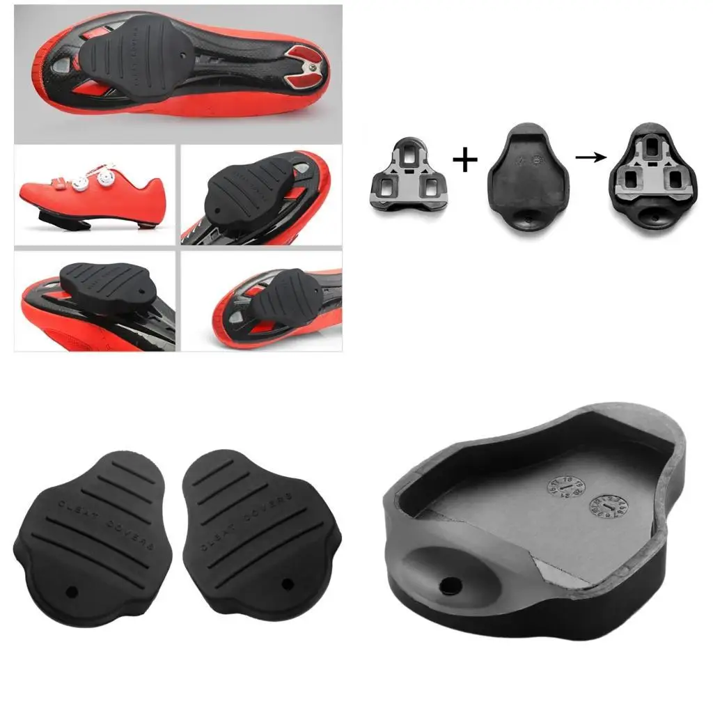 

R6FE Bikes SPD Cleats Cover Ridings Shoe Part, 1 Pair Cycling Shoe Cleats Cover