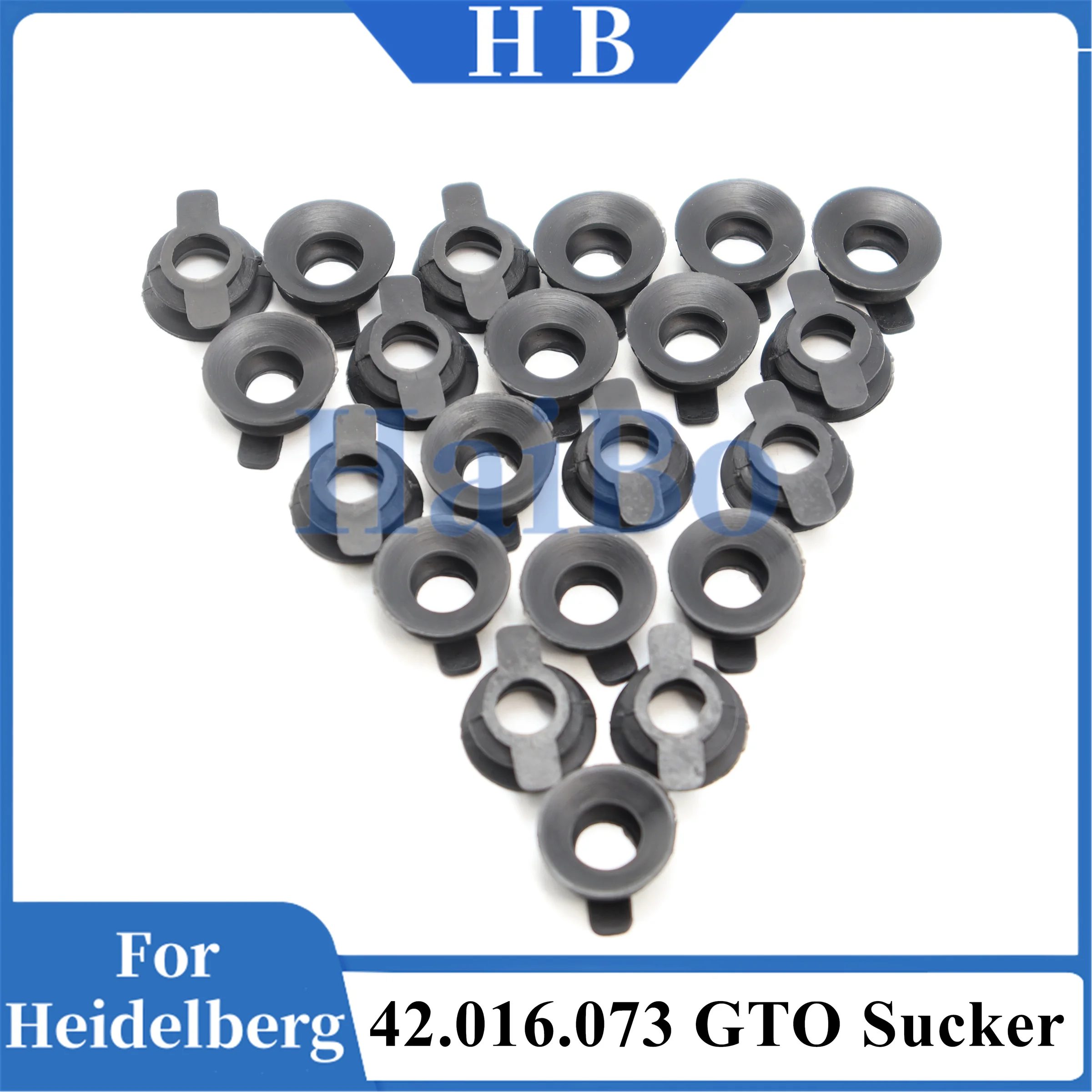 HaiBo Best Quality 50pcs GTO52 Nozzle, Double-Layered, Dual-Ear Nozzle 42.016.073