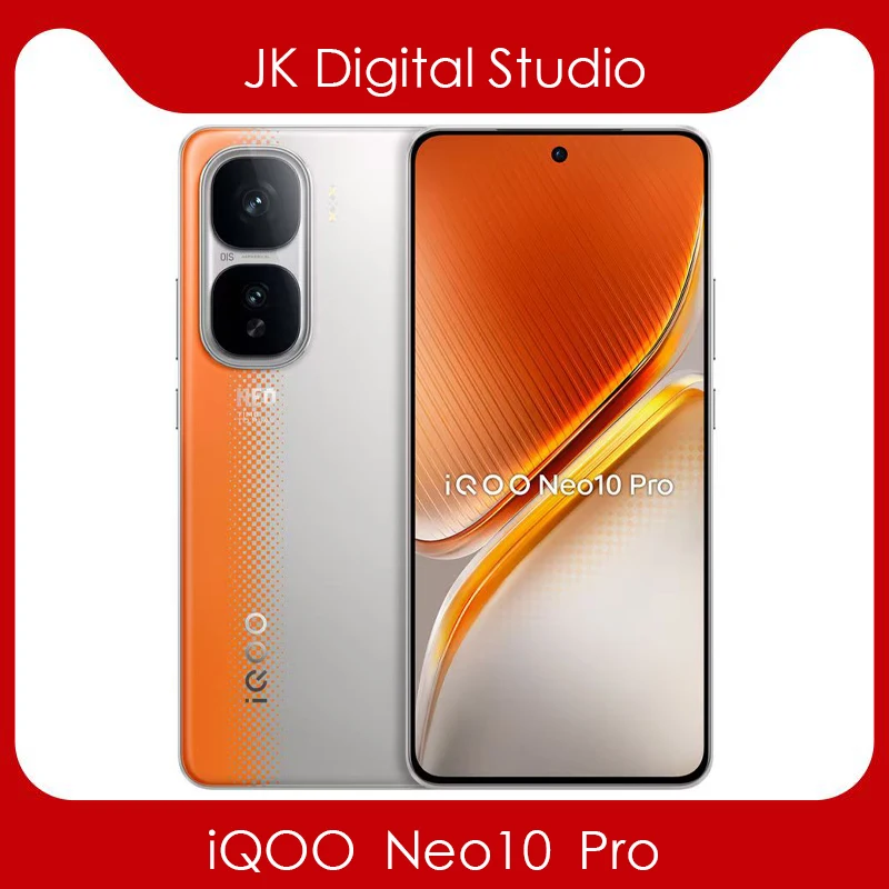هاتف محمول جديد VIVO IQOO Neo10 Pro مقاس 6.78 بوصة AMOLED MTK Dimensity9400 6100Mah 120W Dash Charge 50MP Android 15 NFC OTA