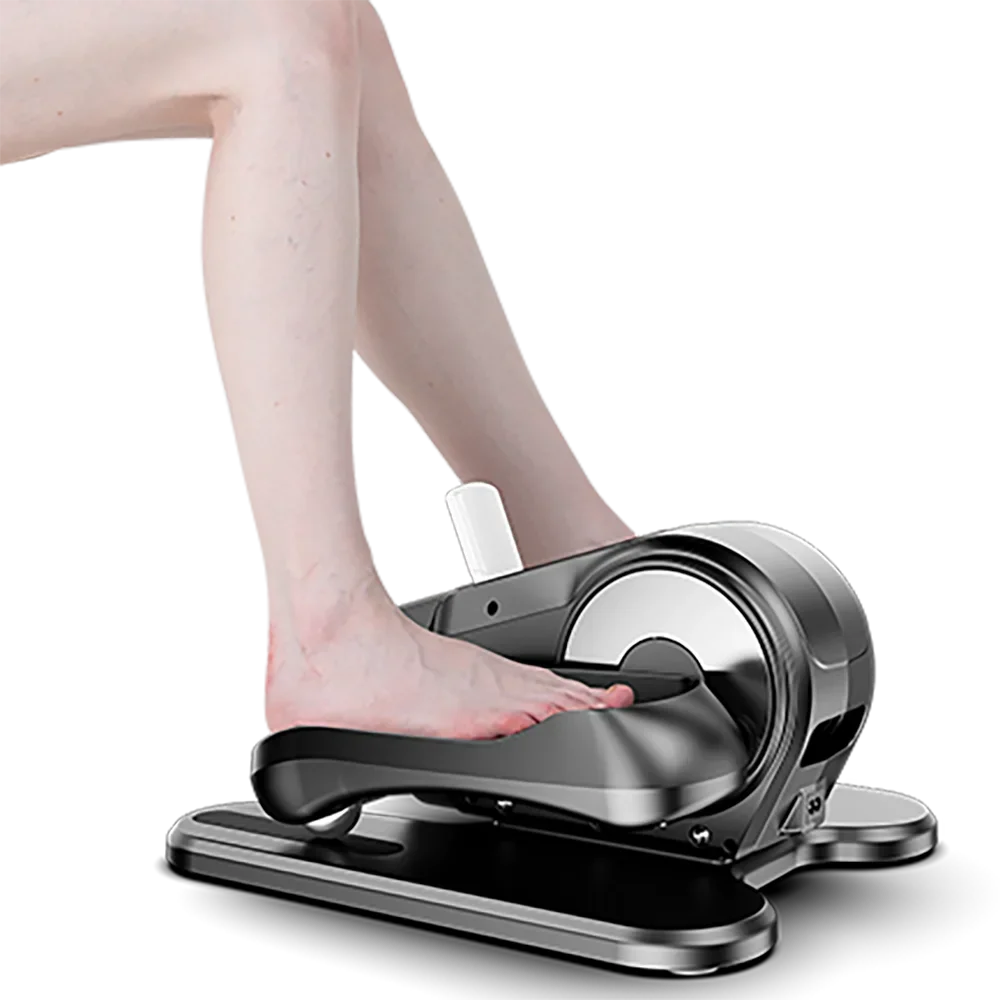 

Electric Seated Under Desk Elliptical Machine Pedal Leg Exerciser for Seniors Fully Assembled with Remote Control