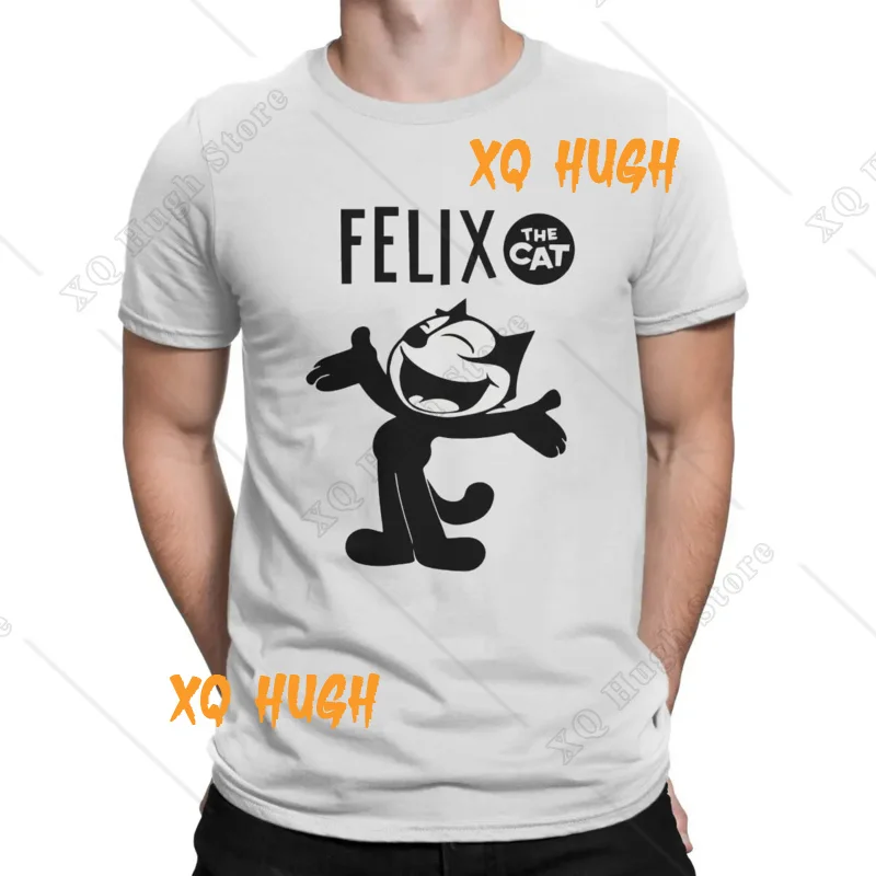 F-Felix The Cat Cartoon Man Tshirt Fans Distinctive T Shirt Original Streetwear Hipster