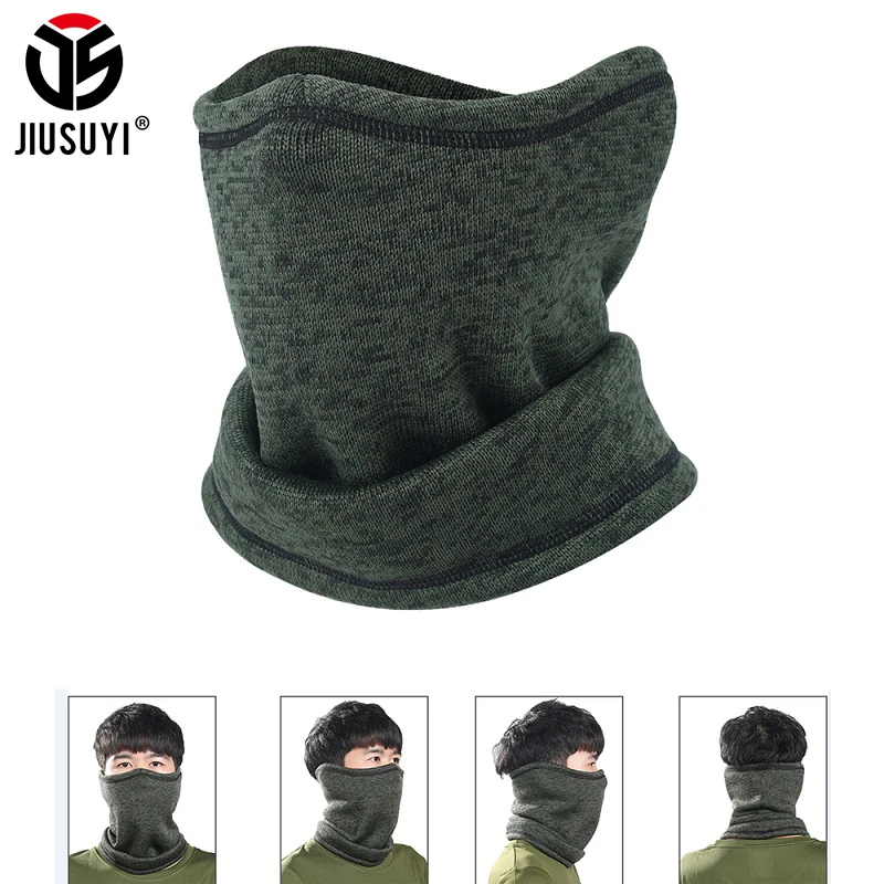 

Magic Headband Winter Fleece Neck Warmer Gaiter Half Face Mask Cold Weather Scarf Hood Snowboard Bicycle Bandana Headwear Men