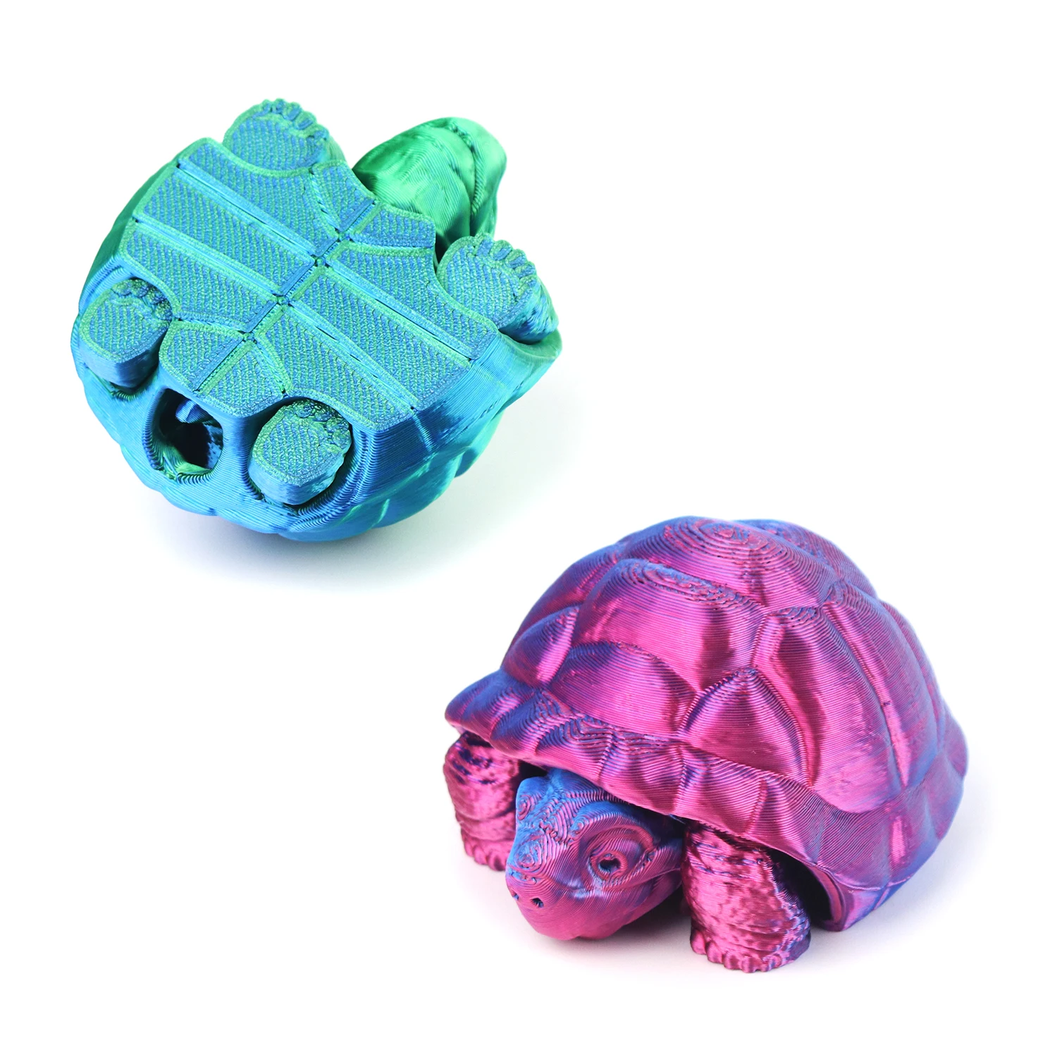 3D printed turtle multi joint movable ornament, simulated animal model, versatile shapes