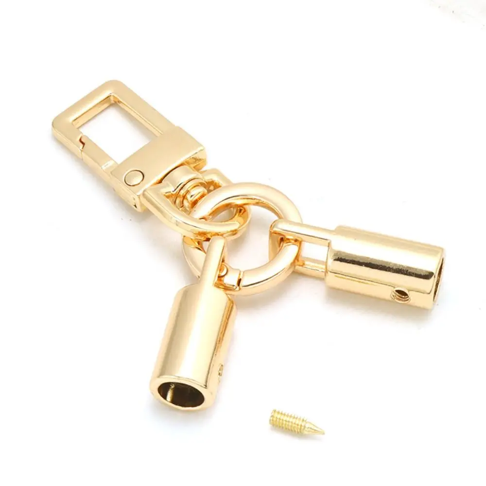 Fashion Rust-Proof Lobster Clasps Rotatable Alloy Leather Cord End Caps Sturdy Bags Pendant Hooks Jewelry Accessories