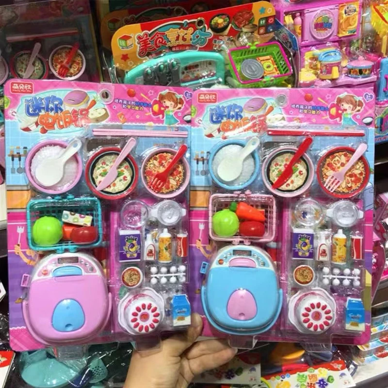 Nuova casa da gioco per bambini Giocattolo Simulazione Supermercato Checkout Minimarket Set di scene Regalo di Natale di compleanno per bambini