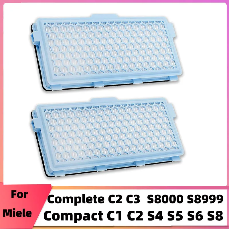 HEPA Filters For Miele SF-AA 50 SF-HA 50 Active Airclean C1 C2 C3 S4 S5 S6 S8 S6000 S8000 S8999 Vacuum Cleaner Replacement Parts