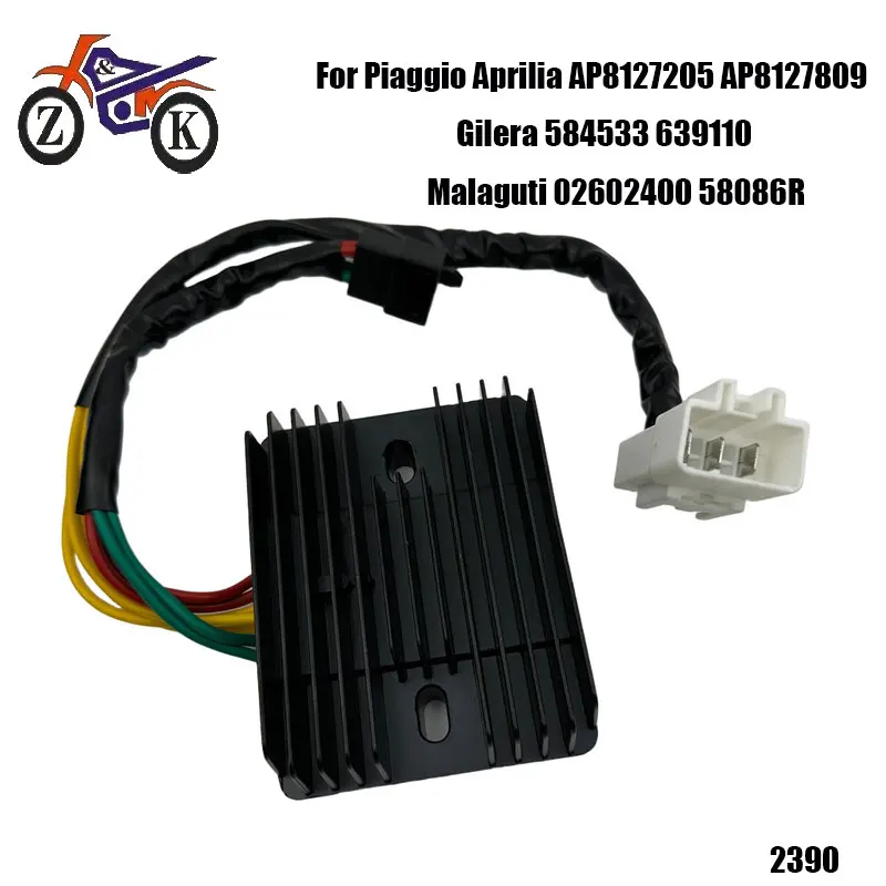 

1PC Voltage Requlator Rectifier For Piaggio Aprilia AP8127205 AP8127809 Gilera 584533 639110 Malaguti 02602400 58086R