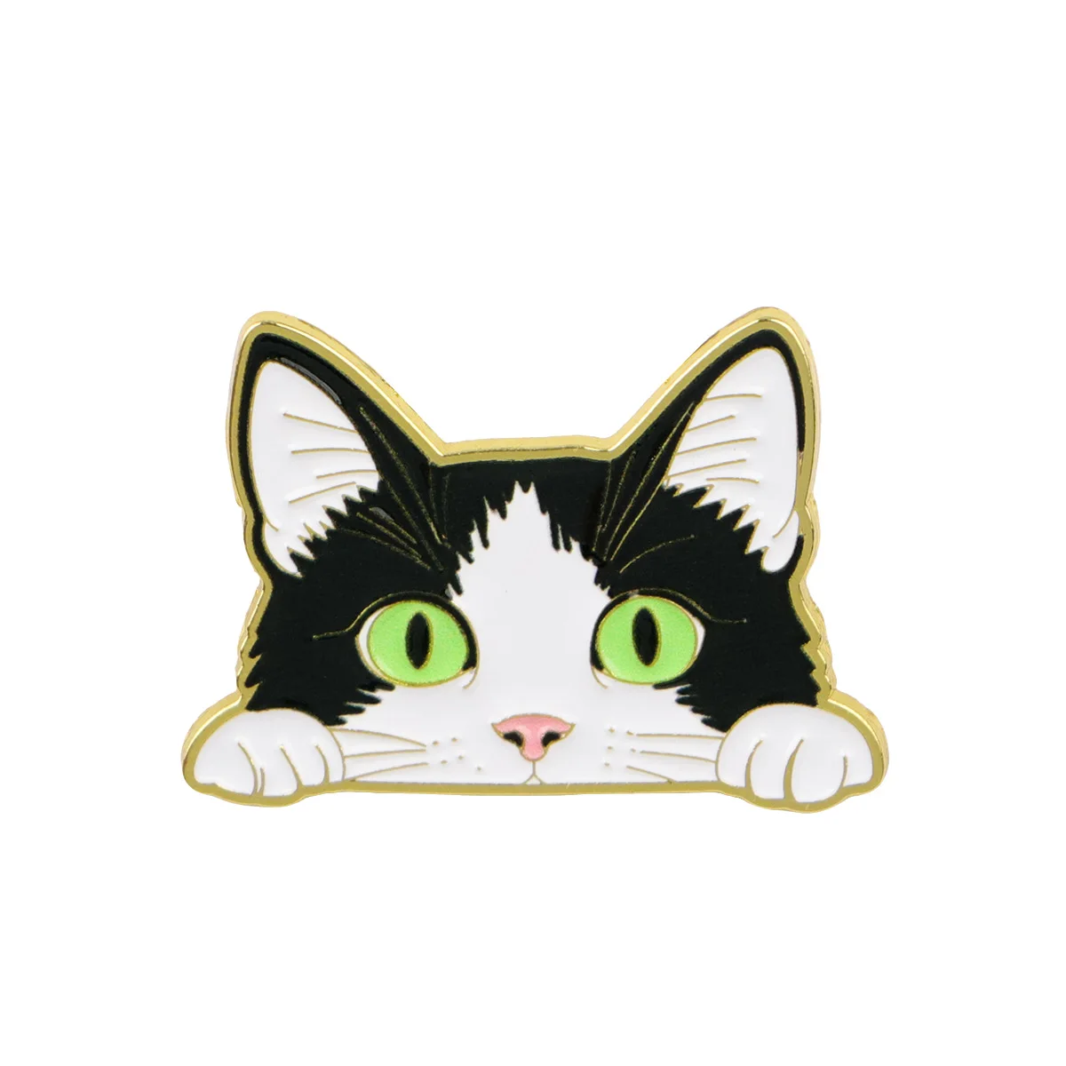 Black Cat Enamel Pin Cute Animal Brooch Lapel Pins Badge on Backpack Clothing Accessories Fashion Jewelry Friends Gifts view 6