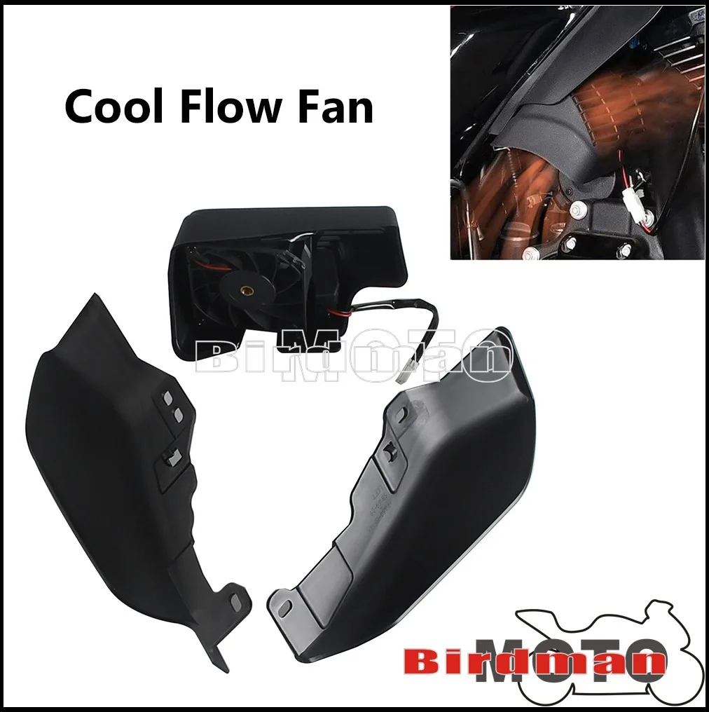Cool Flow Fan Air Deflector For Harley CVO Tri Glide Ultra Classic FLHTCUTG CVO Limited FLHTKSE Electra Glide Standard FLHT