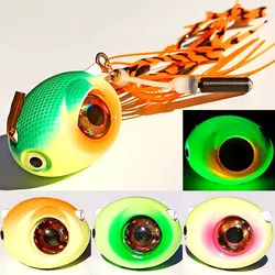 1pc 60g 80g 100g 120g 150g 200g Luminous Metal Jigs Lure Inchiku Jigging Lures 3D Eyes Lead Jig Head  Boat Fishing Baits