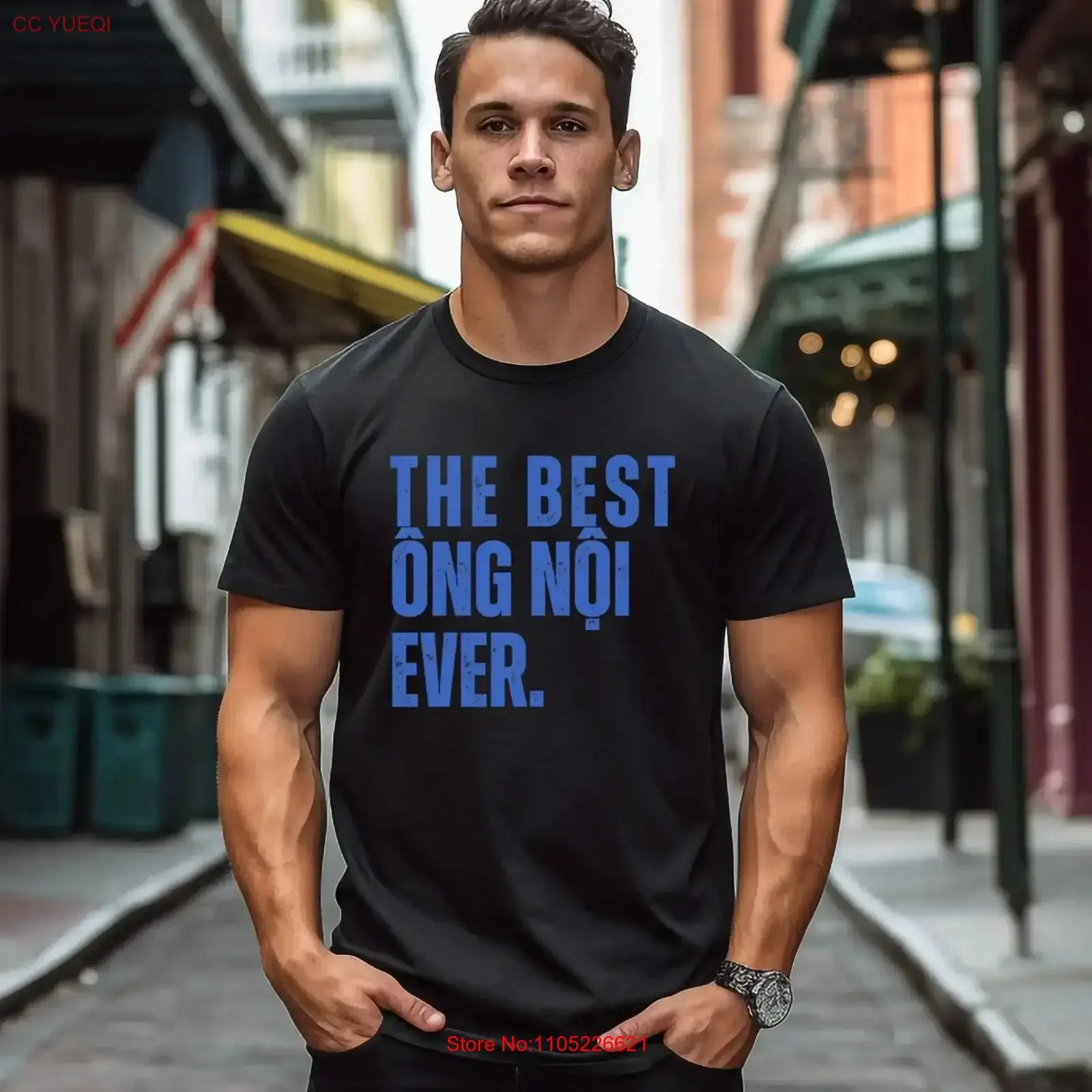 The Best Ong Noi Ever T shirt Vietnam Vietnamese grandfather tee grandpa viet pride baby announcement asian dad gift vintage
