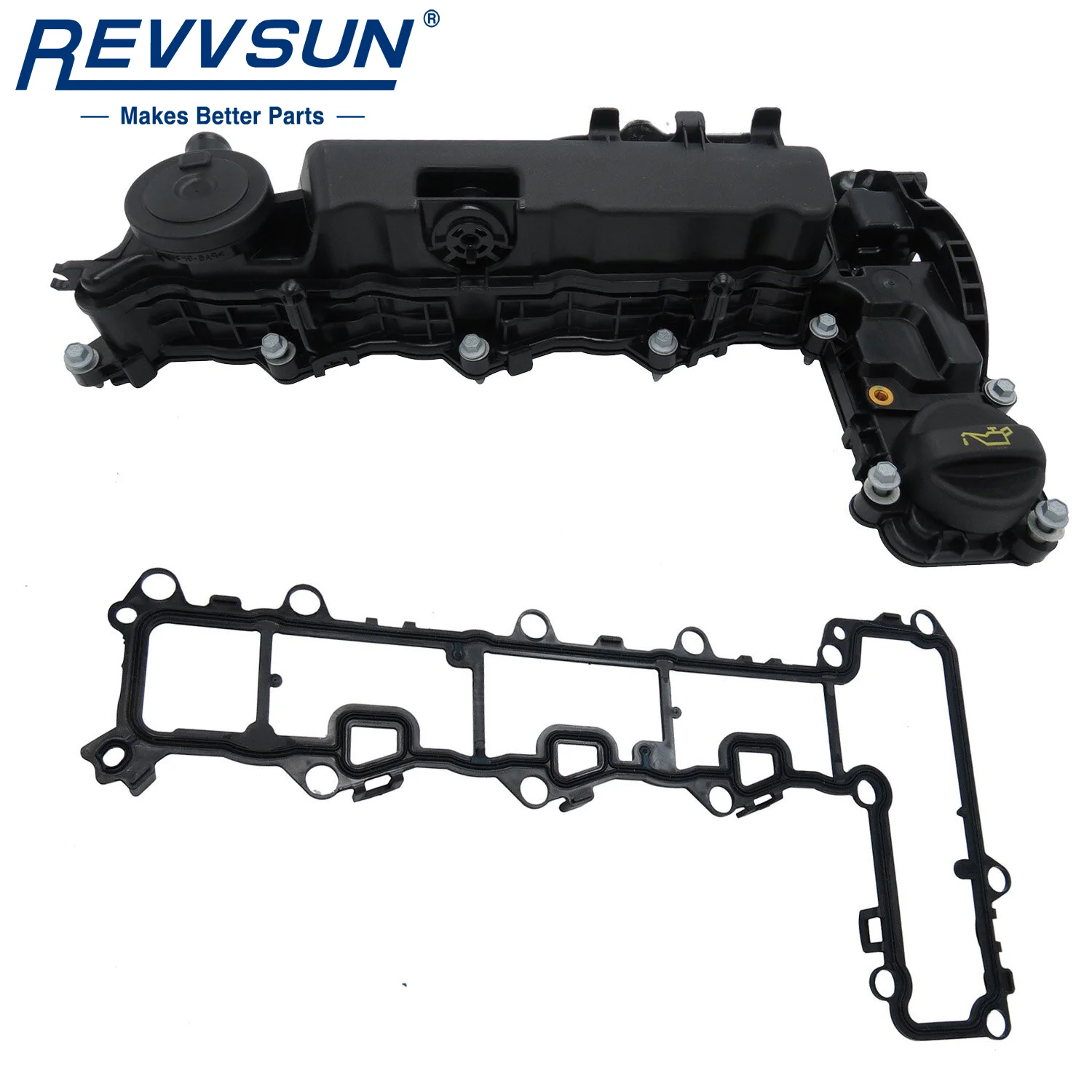 

Car Engine Valve Cover Kit Rocker Cylinder Head Hood Cover For Ford Edge Mk1 Mondeo MK5 9810700080 E1GQ6K271AB 2093828 2305766