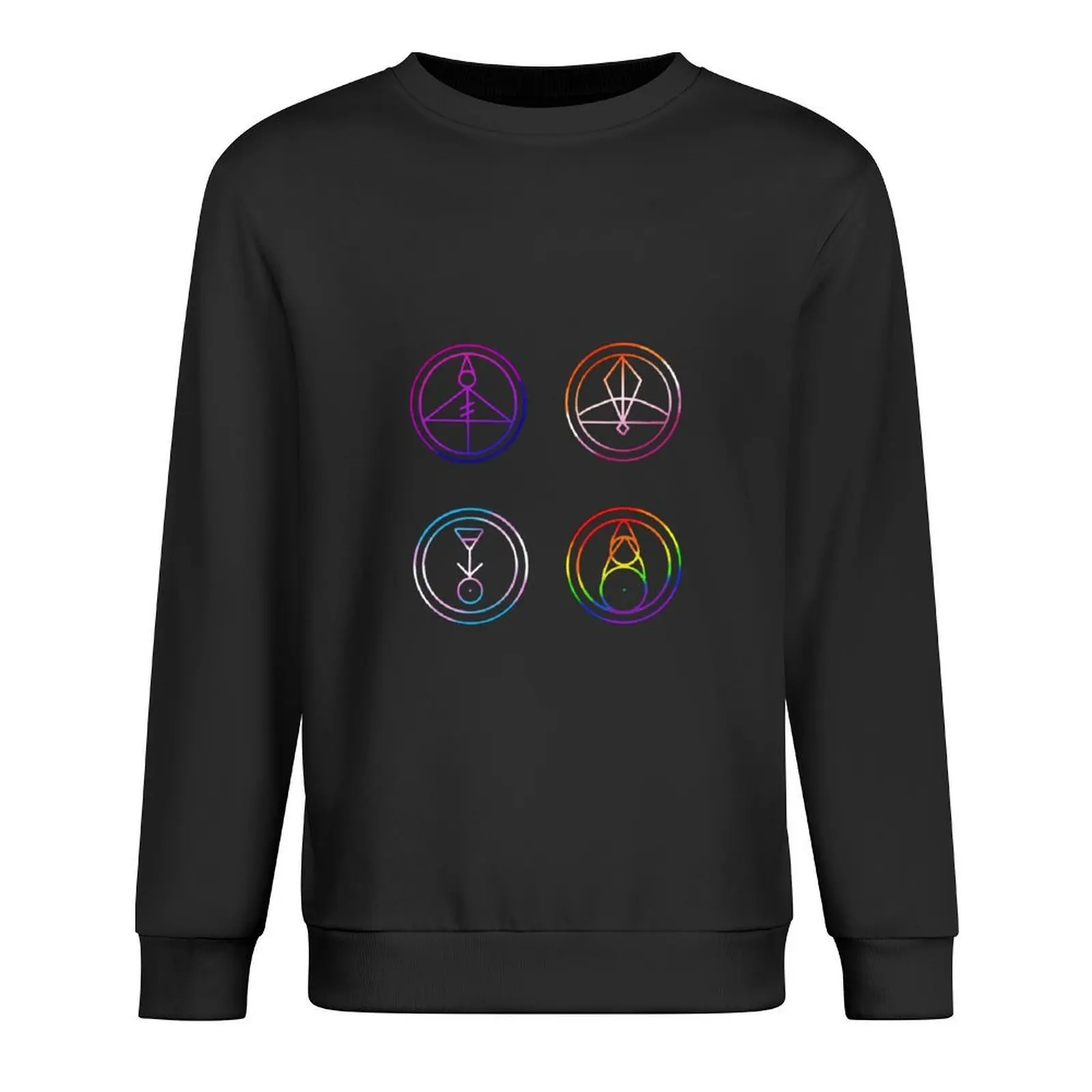 

LGBT theme Owl House Glyphs Pullover mens clothing autumn clothes men's sweat-shirt men clothing anime sweatshirt