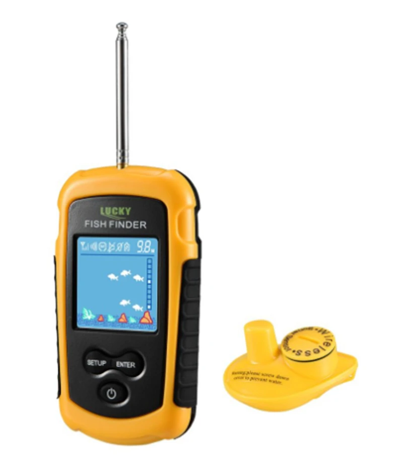 

Alarm Sonar Fish Finders 100M Portable Fish Finder Fishing Lure Echo Sounder Fishing Finder Alarm Transducer Lake Sea Fishing