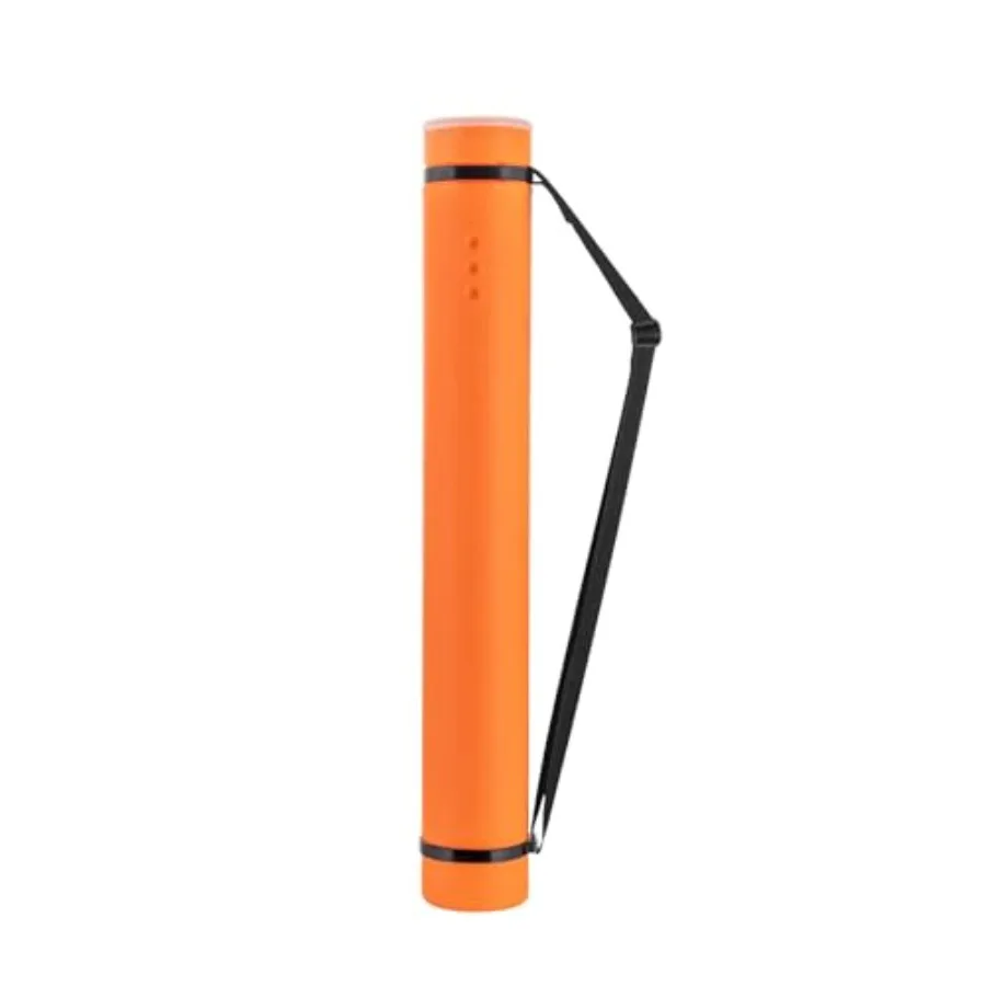 

Extendable Poster Storage Holder Tube with Carrying Strap for Blueprints Scrolls Maps and Architect Papers Durable Protective C