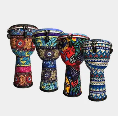 

Wholesale OEM African Drums Hand Percussion Drum 10/12 Inch African Music Drums