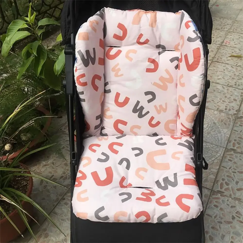 Cojín para asiento de bebé con dibujos de animales, cojín para cochecito de bebé a rayas, colchón, accesorios para cochecito, alfombrilla para coche