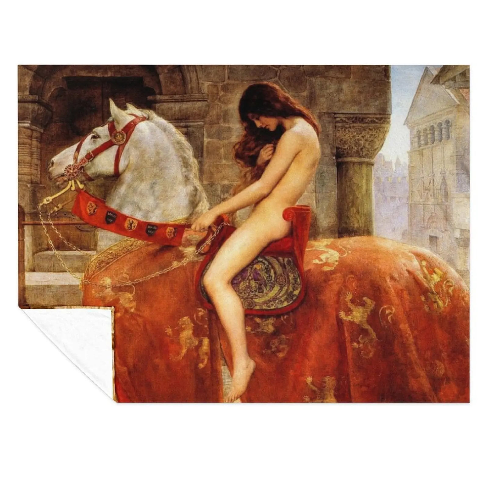 

Lady Godiva by John Collier Throw Blanket Blankets For Baby Blankets Sofas Of Decoration Custom Stuffeds Blankets